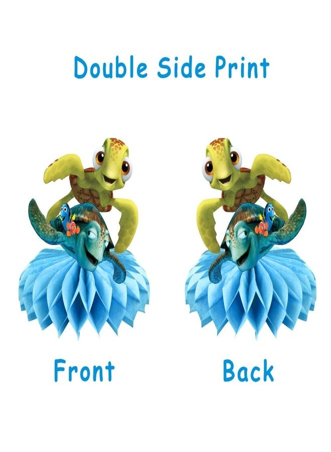 fancigo 8Pcs Finding Nemo Table Centerpieces Birthday Party Supplies Double Side Table Decorations for Kids Party Decorations - Image 4